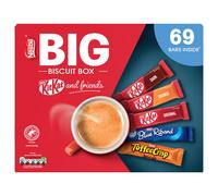 Nestlé Kitkat and Friends Big Biscuit Box | 69 x Chocolate Biscuit Bars - KitKat, Blue Riband, Toffee Crisp | Bulk Chocolate Box 1.357kg
