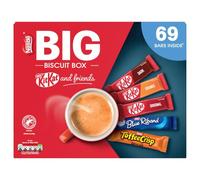 Nestlé Kitkat and Friends Big Biscuit Box | 69 x Chocolate Biscuit Bars - KitKat, Blue Riband, Toffee Crisp | Bulk Chocolate Box 1.357kg