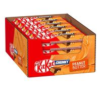 Nestlé KitKat Chunky Peanut Butter 42g - Pack of 24 Bars, Crispy Wafer