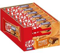 Nestlé Kitkat Chunky Peanut Butter 42g (Pack of 24) Delicious Chocolate Bar