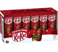 Nestlé KitKat Mini Santa Claus Impulse Format Made of Milk Chocolate, Small Chocolate Figures with Crispy Pieces, Pack of 30 (30 x 29 g)