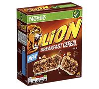 Nestlé Lion Breakfast Cereal Bars 6x25g (Pack of 8)