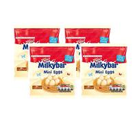 Nestle Milky Bar Pack of 4 Mini Eggs - Perfect for Easter Egg hunt (320g)