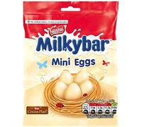 Nestle Milky Bar Pack of 5 Mini Eggs - Perfect for Easter Egg Hunt (400g), Share Bag
