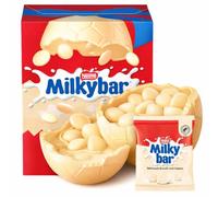 Nestlé Milkybar White Chocolate Easter Egg Includes Milkybar Button Bag Perfect For Easter Egg Hunt School Offices Gift For Kids & Adults