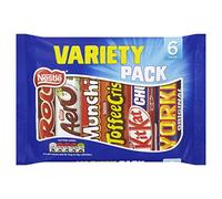 Nestle Mixed Chocolate Bar Multipack (6xStd) 264g