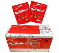 NESTLE MUNCHIES 8 x 104g CHOCOLATE SHARING POUCH BAGS FULL BOX ORIGINAL