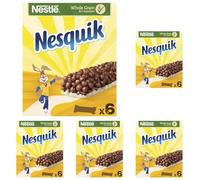 Nestlé Nesquik Breakfast Cereal Bars 6 x 25g (150g) (Pack of 5)