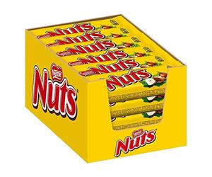 Nestlé Nuts Hazelnut Bars 42 g (Pack of 24)