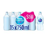 Nestle Pure Life Water 75 ottle Sport Cap (Pack of 15)