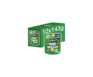Nestlé Rowntrees Fruit Pastilles Sweets Sharing Bag, Vegan Friendly, 10 x 143g