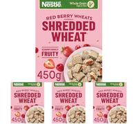 Nestle Shredded Wheat Red Berries, 450g (Pack of 4)