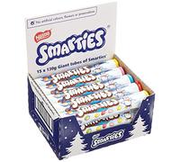 Nestle Smarties Chocolate Giant Tube, 130 g, Pack of 15