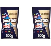 Nestlé SMARTIES® Chocolate Mini Mix-In - Chocolate Pieces for Baking - 500g Pack (Pack of 2)