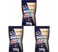 Nestlé SMARTIES® Chocolate Mini Mix-In - Chocolate Pieces for Baking - 500g Pack (Pack of 3)