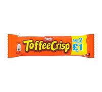 Nestlé Toffee Crisp Milk Chocolate Bar - Pack of 24 x 38G