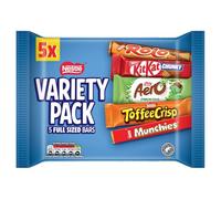 Nestlé Variety Milk Chocolate Bar Multipack, 218g