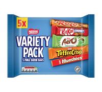 Nestlé Variety Milk Chocolate Bar Multipack, 218g
