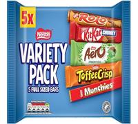 Nestle Variety Mixed Chocolate Bar Multipack, 264 g (Total 6 Bars)