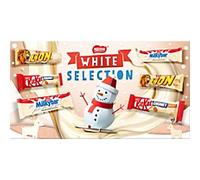 Nestlé White Chocolate Selection Box | 190g of Assorted White Chocolate Treats in Festive Packaging | Ideal for Gifting, Sharing & Seasonal Enjoyment
