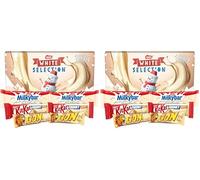 Nestlé White Chocolate Selection Box | 190g of Assorted White Chocolate Treats in Festive Packaging | Ideal for Gifting, Sharing & Seasonal Enjoyment (Pack of 2)