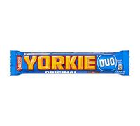 Nestle Yorkie Milk Chocolate Duo Bar - Pack of 24 x 72G
