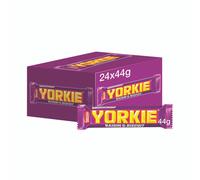 Nestle Yorkie Raisin and Biscuit Chocolate Bar 44g (Pack of 24)