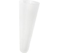 Nestler School cones, lace protection, school cone tip, round, transparent, for 70 cm, school cones, transparent plastic