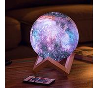 Nestling Moon Night Light, 16 Colors LED Star Moon Light Kids Night Light Galaxy Lamp Table Lamp with Remote & Touch Control for Baby Girls Boys Birthday