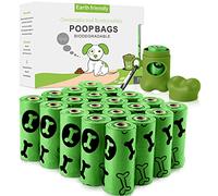 Nestling® Poo Bags with Dispenser for Dog Waste, 300 Dog Poop Bags, Super Strong 100% Leak Proof Biodegradable (Green)