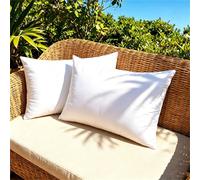 NESTLUNE 2pcs 35x55cm Extra Deep Filed All Sizes Cushion Pads Inserts Fillers in White | Size: 50 cm x 35 cm NESTLUNE White 50 cm x 35 cm
