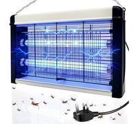 NESTLUNE 60W Electric Insect Fly Killer Bug Mosquito Zapper UV Home Indoor in Silver | Size: 0.5m x 1m NESTLUNE Silver 0.5m x 1m