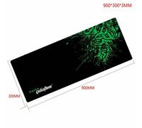 NESTLUNE 900*300*3mm Very Large Razer Goliathus Gaming Mouse Pad Mat in Black NESTLUNE Black