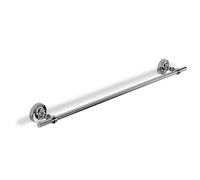 NESTLUNE Chrome Bathroom Towel Rail Bar Flexi-Fix, Screw or Glue - Worcester in Silver NESTLUNE Silver