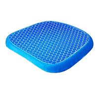 NESTLUNE Double Thick Honeycomb Gel Seat Cushion Breathable Sitting Pad in Blue | Size: 100 cm x 190 cm NESTLUNE Blue 100 cm x 190 cm