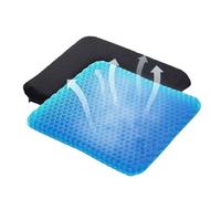 NESTLUNE Double Thick Honeycomb Gel Seat Cushion Soft Support Pad in Blue | Size: 100 cm x 190 cm NESTLUNE Blue 100 cm x 190 cm