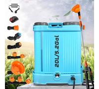 NESTLUNE Electric Knapsack Pressure Sprayer 20L Garden Battery in Blue NESTLUNE Blue