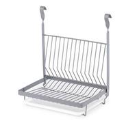 NESTLUNE Foldable Hanging Dish Drainer Rack in Grey | Size: 100 cm x 15 cm NESTLUNE Grey 100 cm x 15 cm