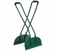 NESTLUNE Long Handled Collecting Rake Grab Garden Leaf in Green | Size: 1.25kg NESTLUNE Green 1.25kg