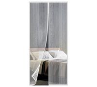NESTLUNE Magnetic Insect Door Screen Net Magic Mesh Curtain in White | Size: 100 cm NESTLUNE White 100 cm