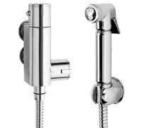 NESTLUNE MINI BRASS BATHROOM MODERN VERTICAL CHROME THERMOSTATIC SHOWER in Silver NESTLUNE Silver
