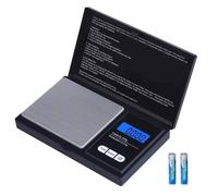 NESTLUNE Mini Pocket Digital Scale 0.01g-200g Precision Weighing in Black | Size: 100 cm x 100 cm NESTLUNE Black 100 cm x 100 cm