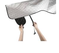 NESTLUNE Motorhome External Thermal Cab Windscreen Cover Privacy Blind in Silver | Size: Single NESTLUNE Silver Single