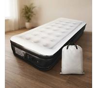 NESTLUNE Single Airbed Extra Deep Mattress Built in Electric Pump in Black NESTLUNE Black Single