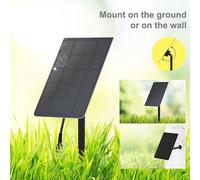 NESTLUNE Solar Powered Fountain Bird Bath 2.5W 200L/H with 7 Nozzles in Black | Size: 100 cm x 100 cm NESTLUNE Black 100 cm x 100 cm