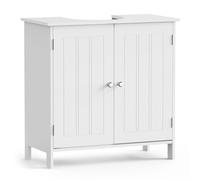 NESTLUNE Under Sink Bathroom Cabinet, White | Size: 100 cm x 15 cm NESTLUNE White 100 cm x 15 cm