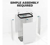 NESTLUNE white 50l Stainless Steel Kitchen Bin | Size: 100 cm x 15 cm NESTLUNE White 100 cm x 15 cm