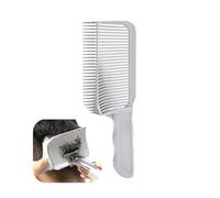NestNook V-shaped Comb Hair Blending Tool, Fade Combs Professional Hair Cutting Heat Resistant FlatTop Hair Clipper Cuts Tools for Men Salon Hairdressing, Barber or At Home (Grey 1pc)