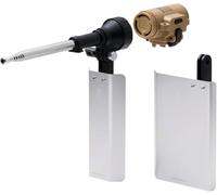 NESTOUT PUMP-1 Air Pump for Camping, Modular Outdoor Inflator for NESTOUT Batteries (Sold Separately), Quiet Dual-Speed Brushless Motor, 8 Nozzles for Mattress, Pads & Floats (with Fire Bellow, Beige)