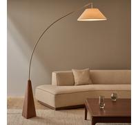 Nestwood Walnut-Stained Solid Oak Floor Lamp walnut